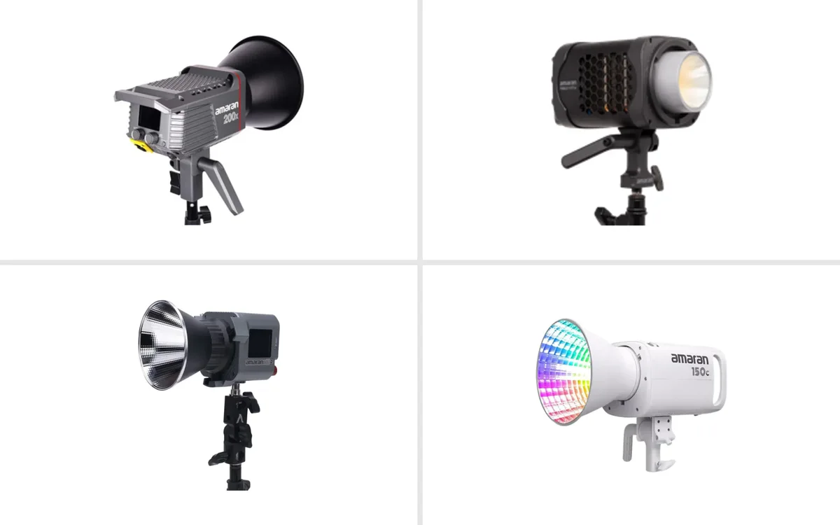 Luces Amaran 200x, 600x, 60x y 150c para rentar