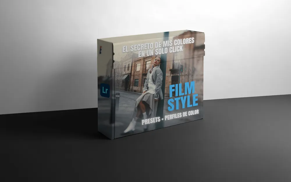 Caja de los presets Film Style para Lightroom